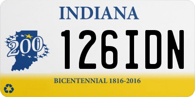 IN license plate 126IDN