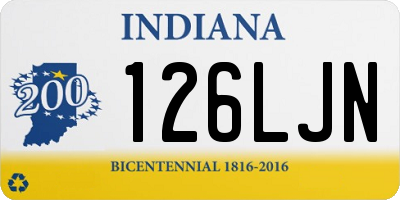 IN license plate 126LJN