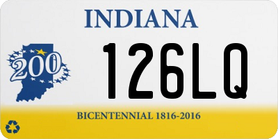 IN license plate 126LQ