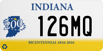 IN license plate 126MQ