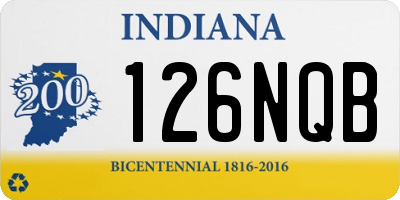 IN license plate 126NQB