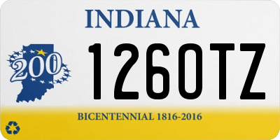 IN license plate 126OTZ