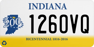 IN license plate 126OVQ