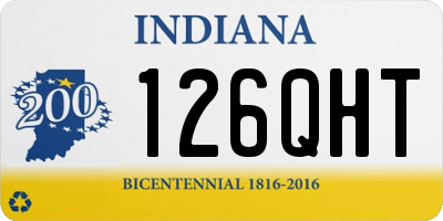 IN license plate 126QHT