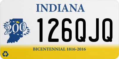 IN license plate 126QJQ