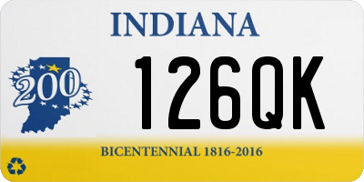 IN license plate 126QK