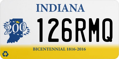 IN license plate 126RMQ