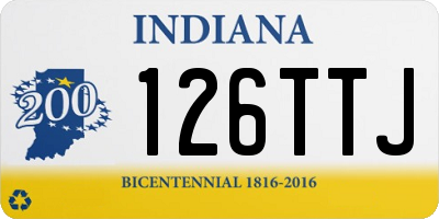 IN license plate 126TTJ