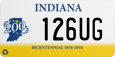 IN license plate 126UG