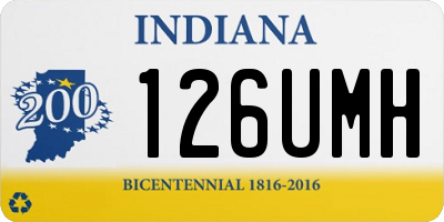 IN license plate 126UMH