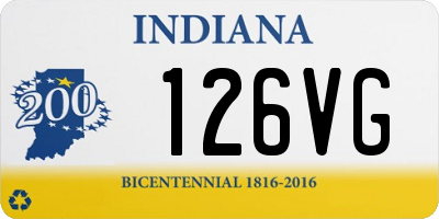 IN license plate 126VG