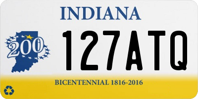IN license plate 127ATQ