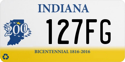 IN license plate 127FG