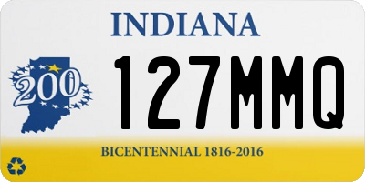 IN license plate 127MMQ