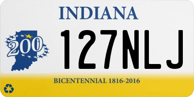 IN license plate 127NLJ