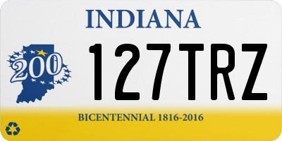 IN license plate 127TRZ