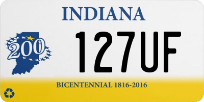 IN license plate 127UF