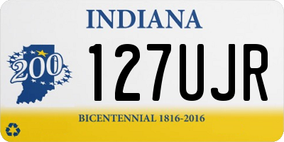 IN license plate 127UJR