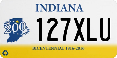 IN license plate 127XLU