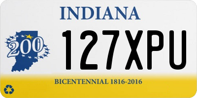 IN license plate 127XPU