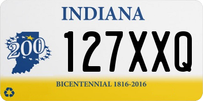IN license plate 127XXQ