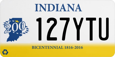 IN license plate 127YTU