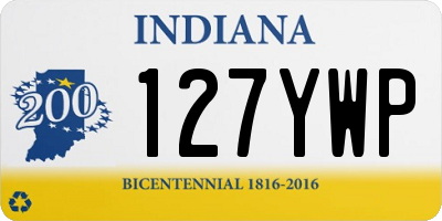 IN license plate 127YWP