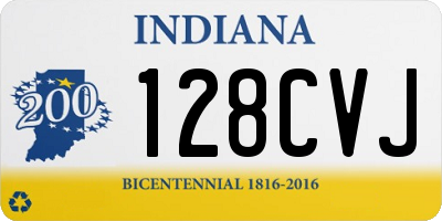 IN license plate 128CVJ