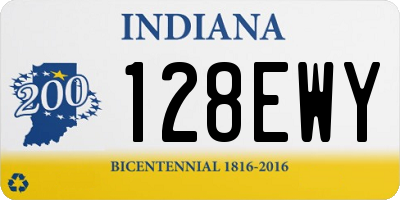 IN license plate 128EWY