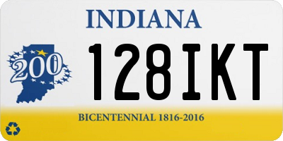 IN license plate 128IKT