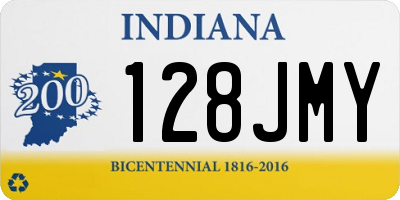 IN license plate 128JMY