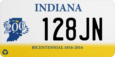 IN license plate 128JN