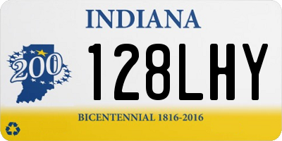IN license plate 128LHY