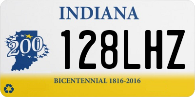 IN license plate 128LHZ