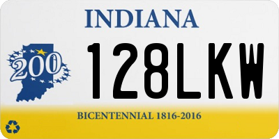 IN license plate 128LKW