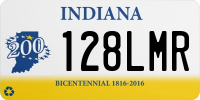 IN license plate 128LMR