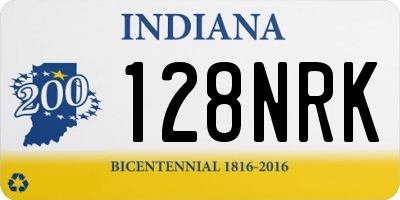 IN license plate 128NRK