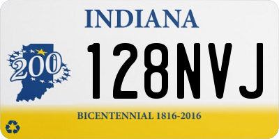 IN license plate 128NVJ