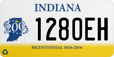 IN license plate 128OEH