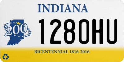 IN license plate 128OHU