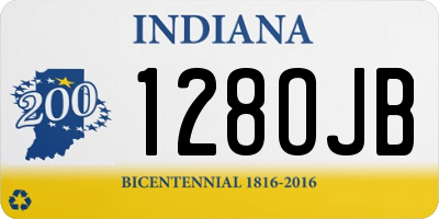 IN license plate 128OJB