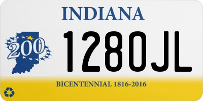 IN license plate 128OJL