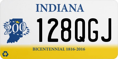 IN license plate 128QGJ