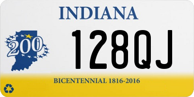 IN license plate 128QJ