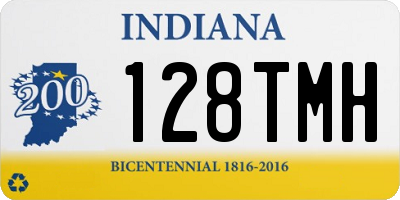 IN license plate 128TMH