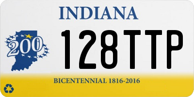IN license plate 128TTP