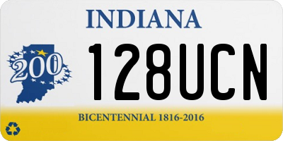 IN license plate 128UCN