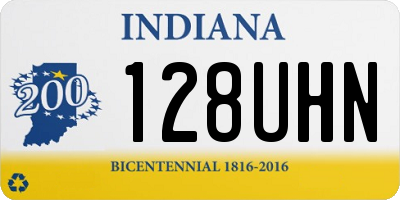 IN license plate 128UHN
