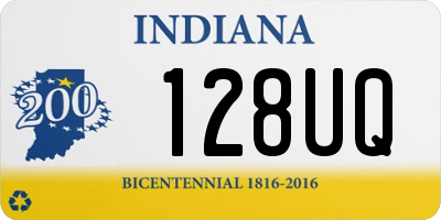 IN license plate 128UQ