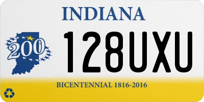 IN license plate 128UXU